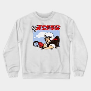 Classic Go Speed Racer Go - Distressed Style Crewneck Sweatshirt